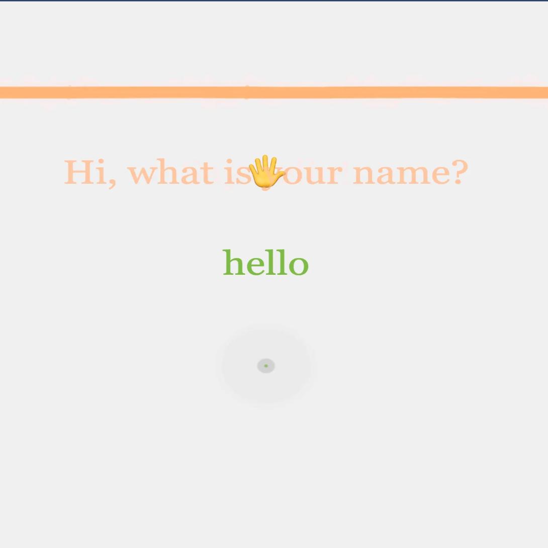 In this exploration, I tried to add a waving emoji when the user says hello.